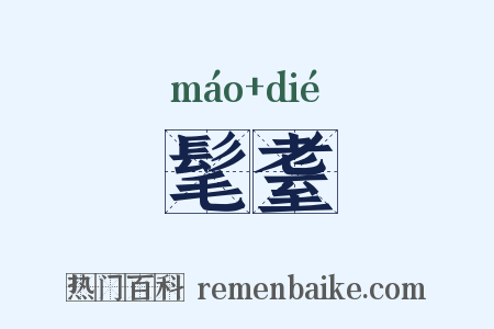 髦耋是什么意思的图片